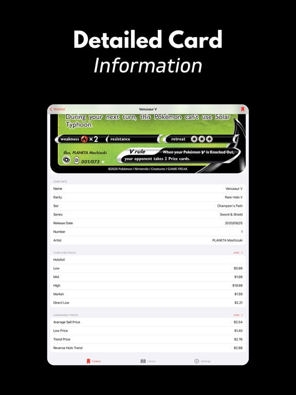 TCG Scanner for Pokemon iPad screenshot 5 - Games app