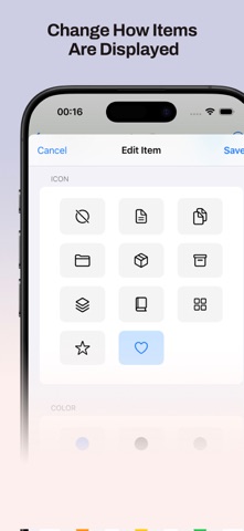 Nested List: Outliner screenshot