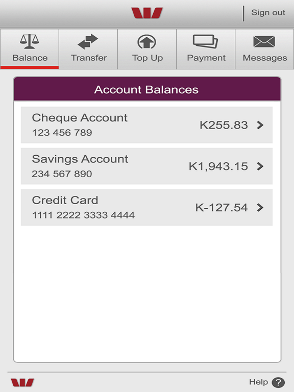 Screenshot #5 pour Westpac PNG Mobile Banking