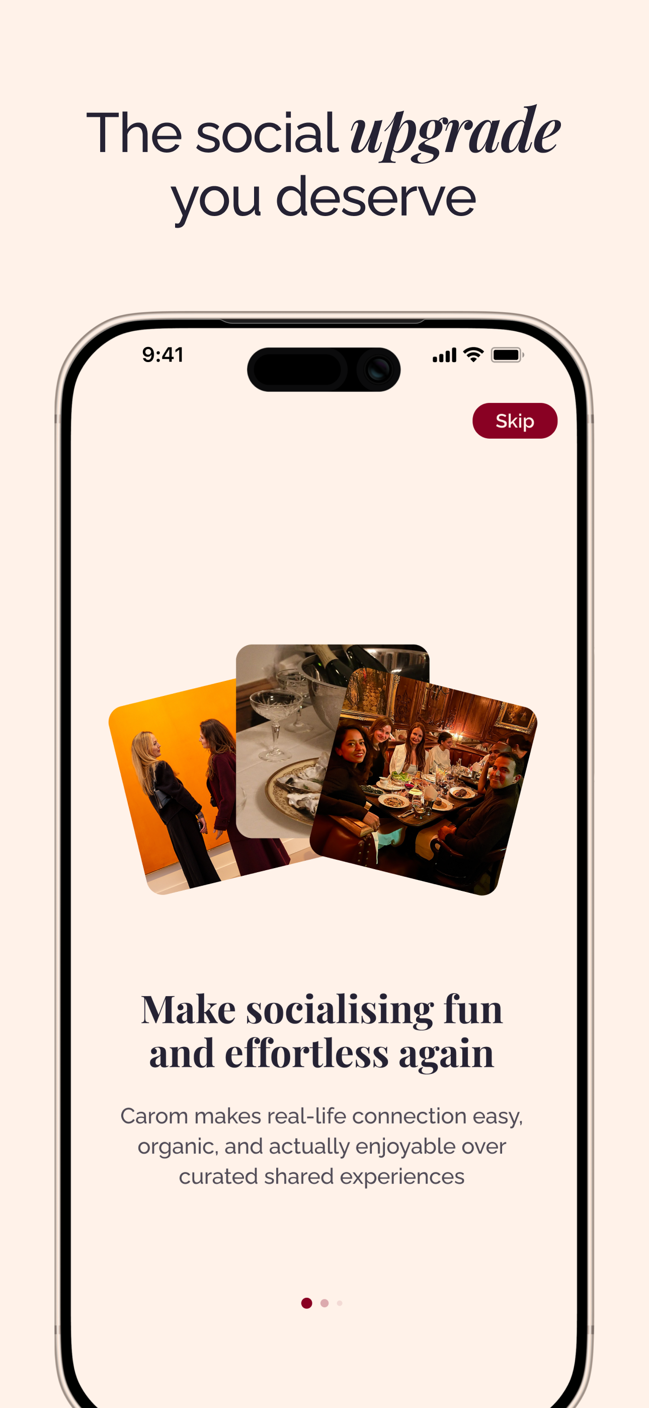 Carom - The Art of Social