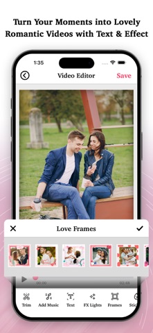 Love Video Maker With Songs iPhone screenshot
