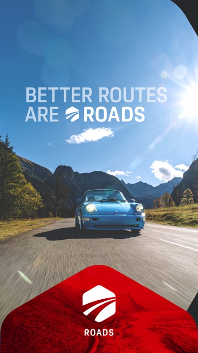 Screenshot 1 of ROADS by Porsche Route Planner App