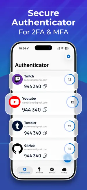 Authenticator: Secure 2FA, MFA screenshot 1