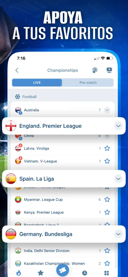 Screenshot 4 di 6 di 1xBet ~ Apuestas Deportivas