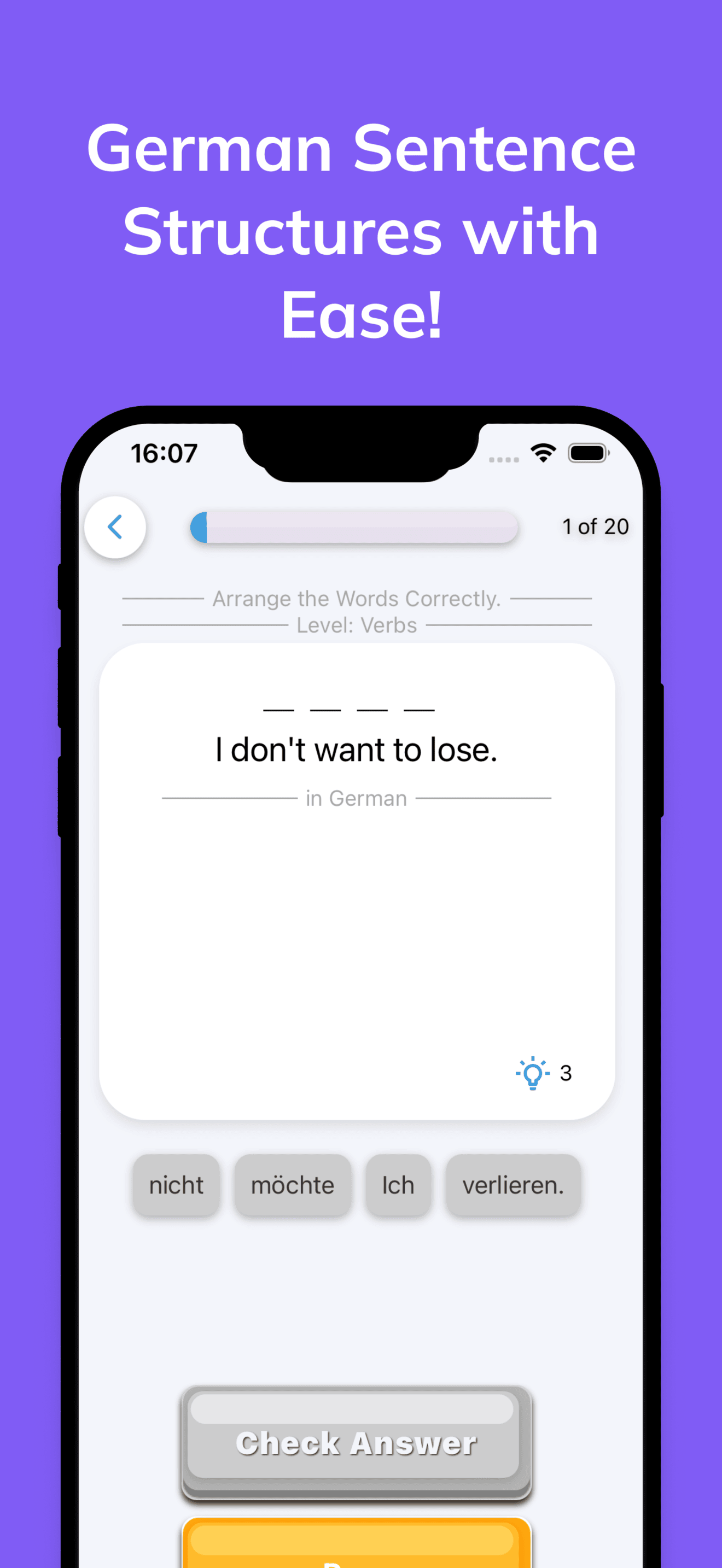 Lingufy: German A1, A2
