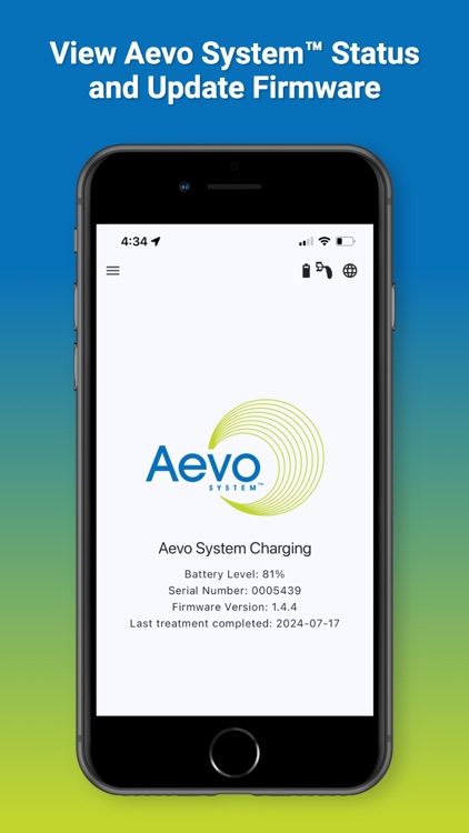 Aevo System™ Patient App
