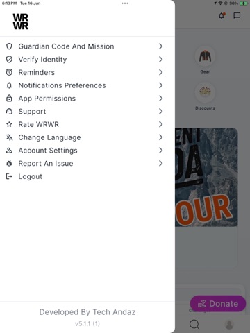 WRWR App iPad screenshot