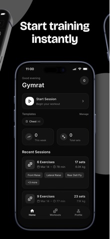 RepTalk: Voice Workout Log screenshot