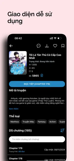 TComic - Truyện tranh tổng hợp iPhone screenshot 3