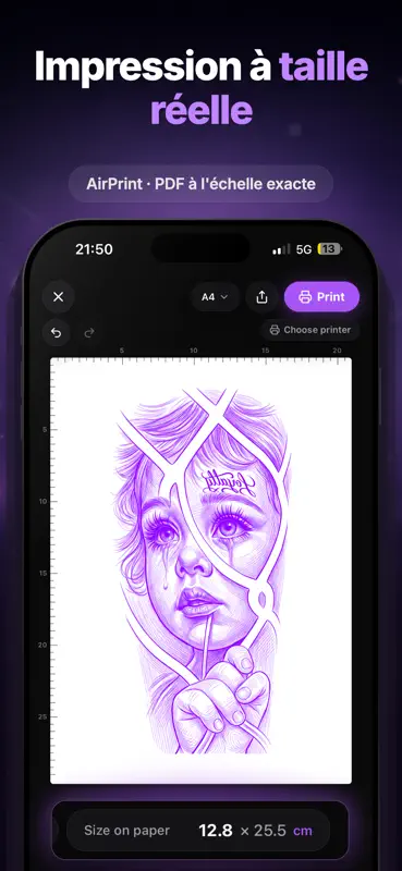 Stencil AI - Tattoo Stencil screenshot 3 of 6