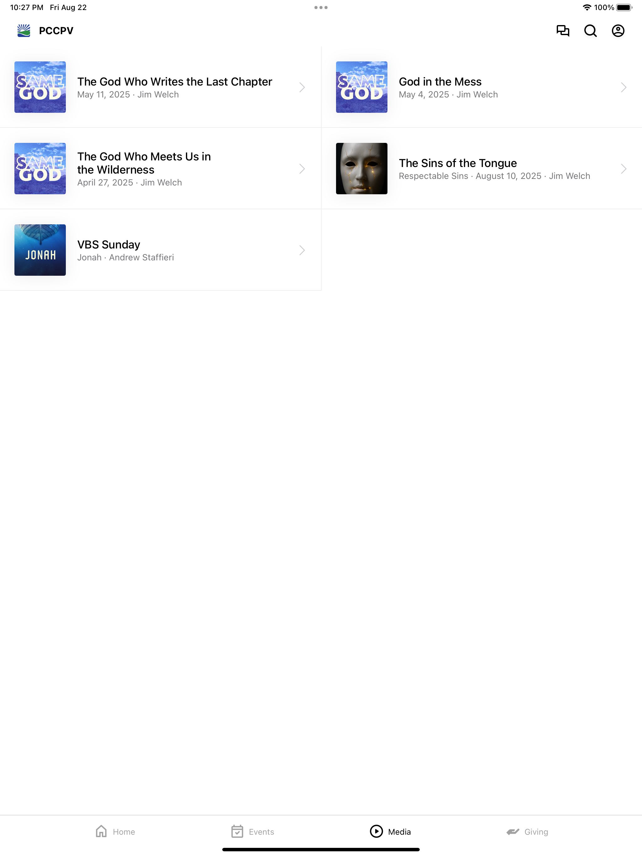 Peninsula Community Church App