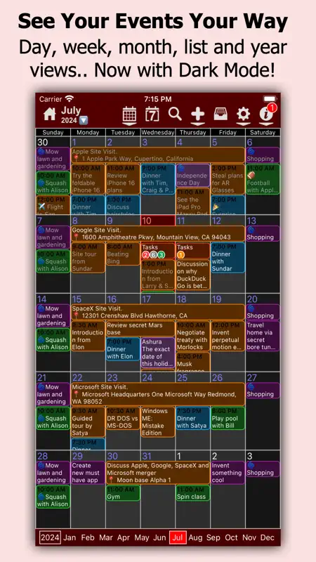 myCal PRO Planner screenshot 1 of 9