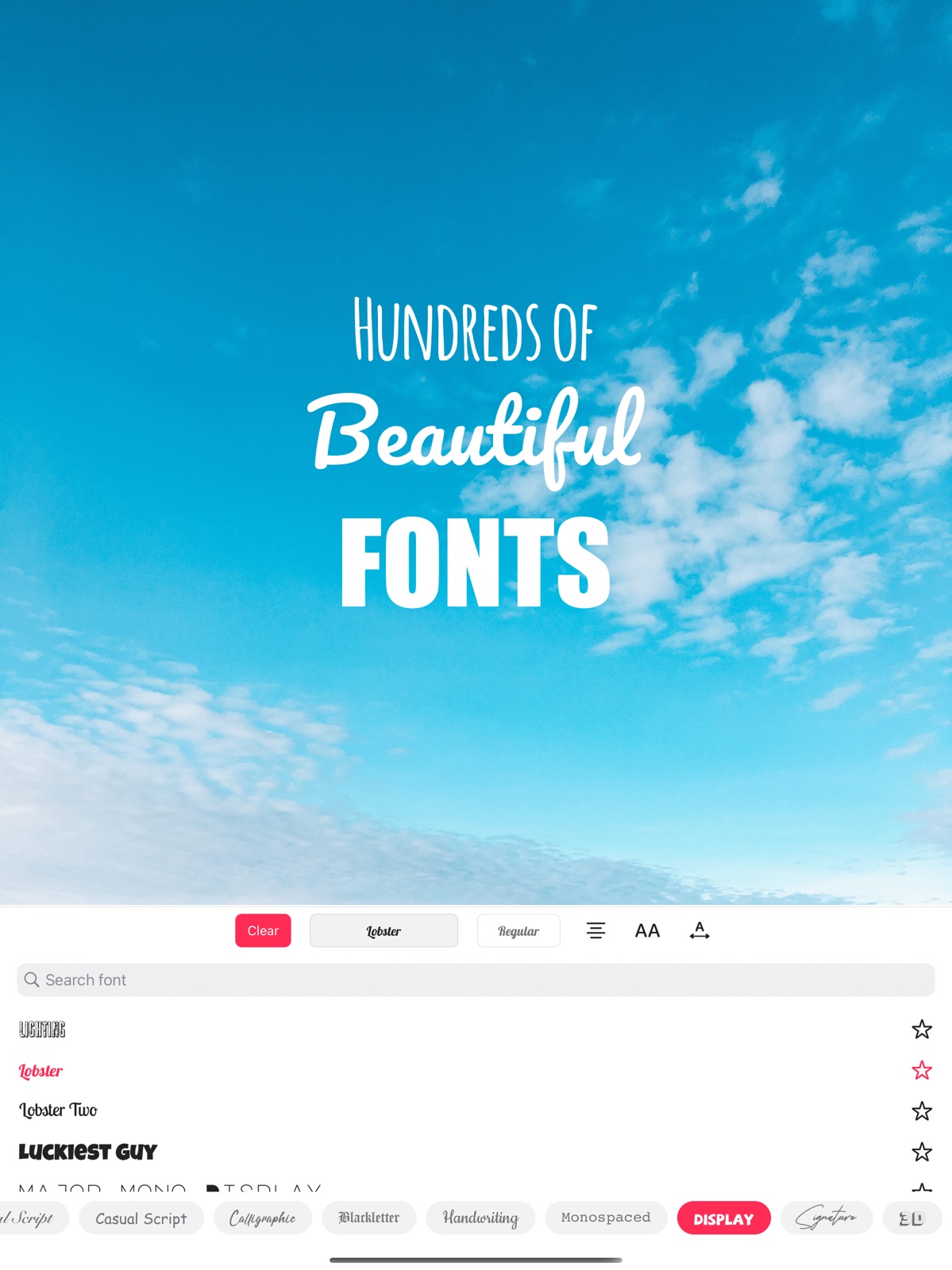 TextArt - Text on Photo Editor ipad screenshot 3