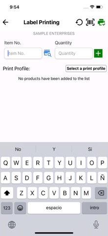 SIM BI App screenshot