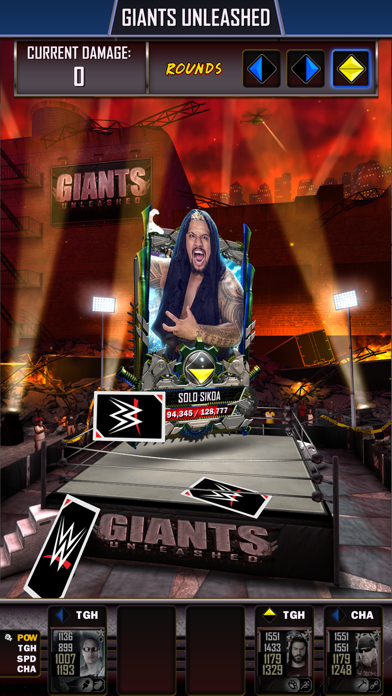 screenshot of WWE SuperCard - Battle Cards 5