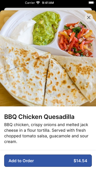 Blue Tortilla Fresh iPhone screenshot 3 - Food & Drink app