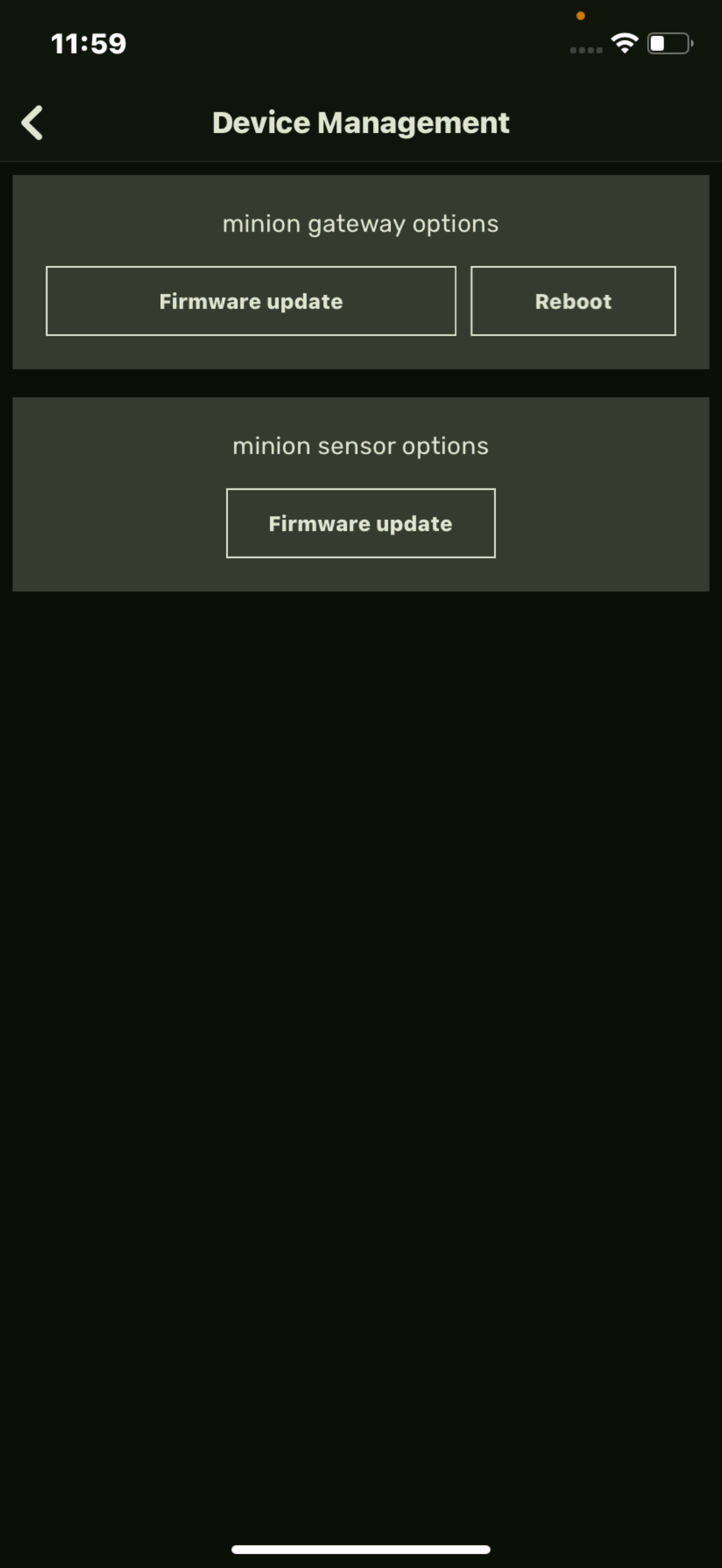 minion IoT-Sensor screenshot 4