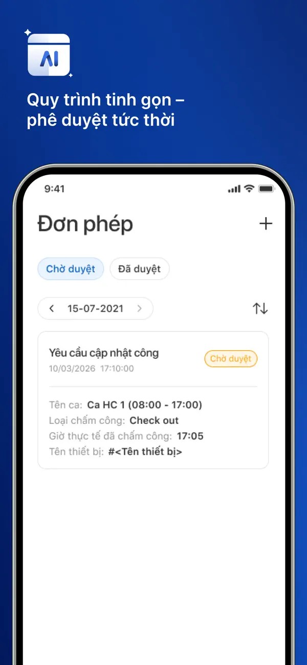 Screenshot #3 pour VMSmart Attendance