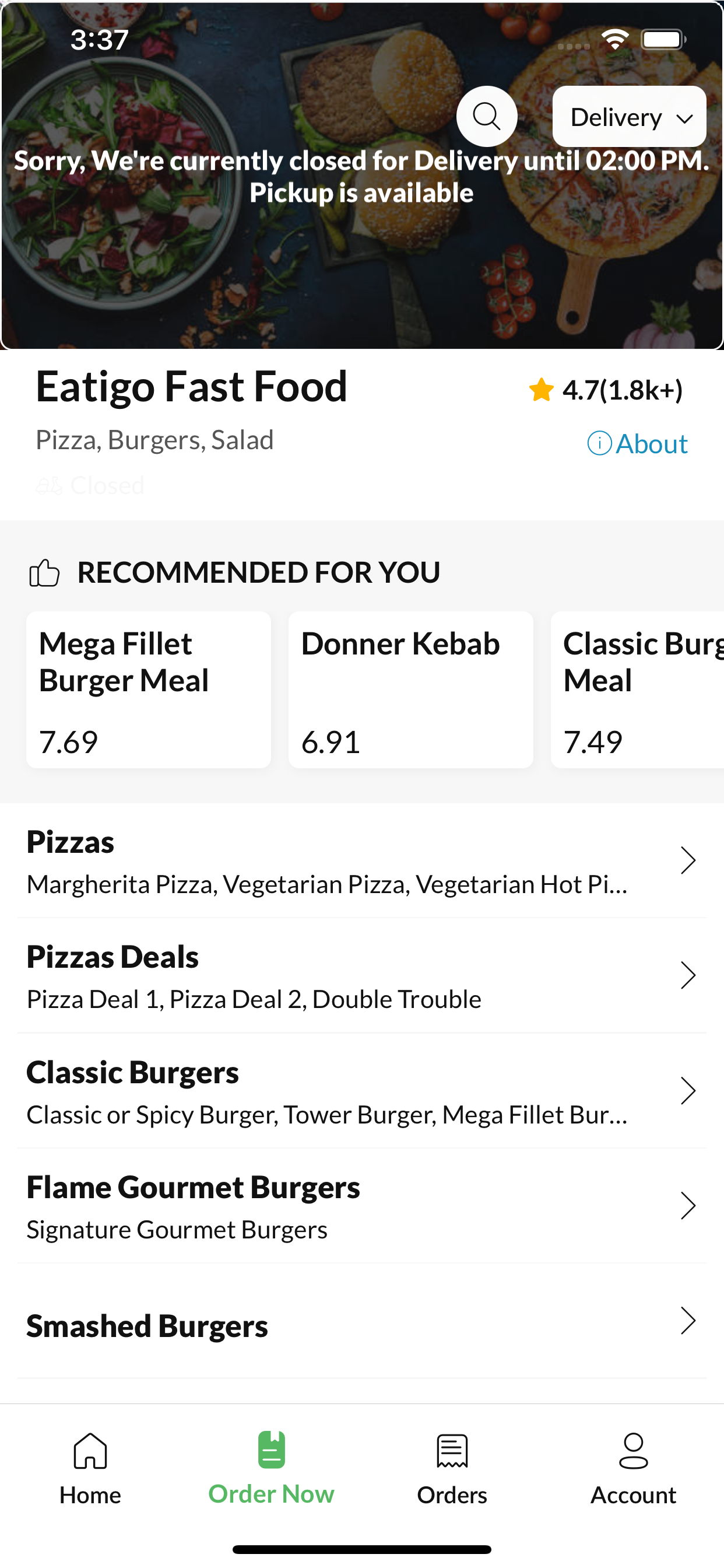 Eatigo Fast Food