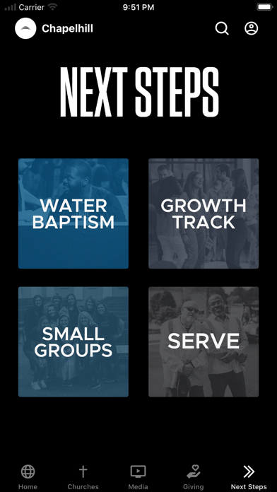 Chapelhill Church App Screenshot