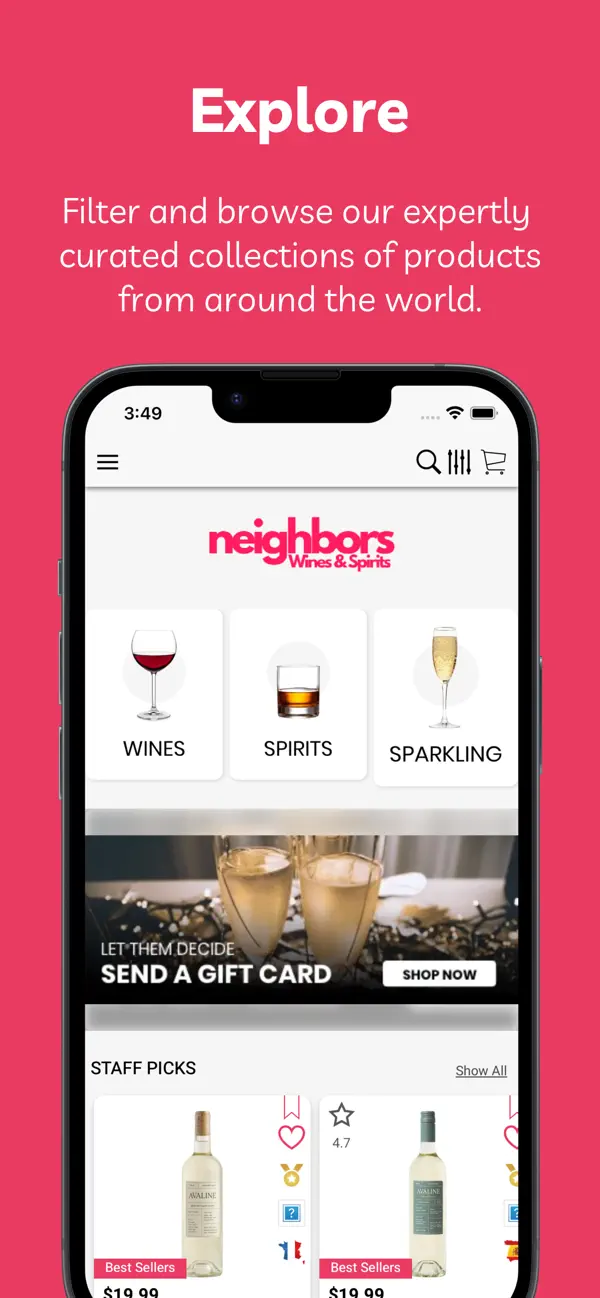 Screenshot #1 pour Neighbors Wines & Spirits