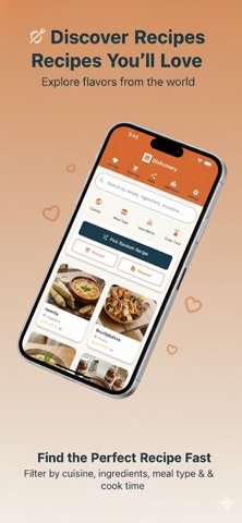 Dishcovery – Recipe App Screenshot 1 of 8
