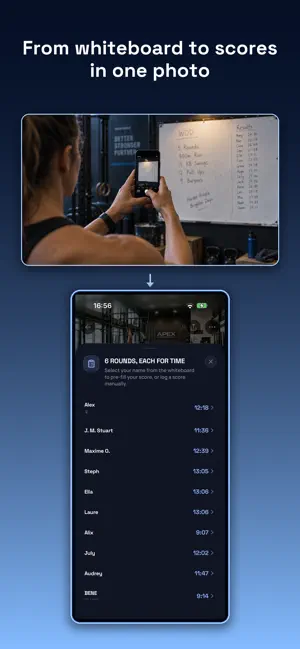 WOD Tracker: CrossFit & HYROX screenshot 1