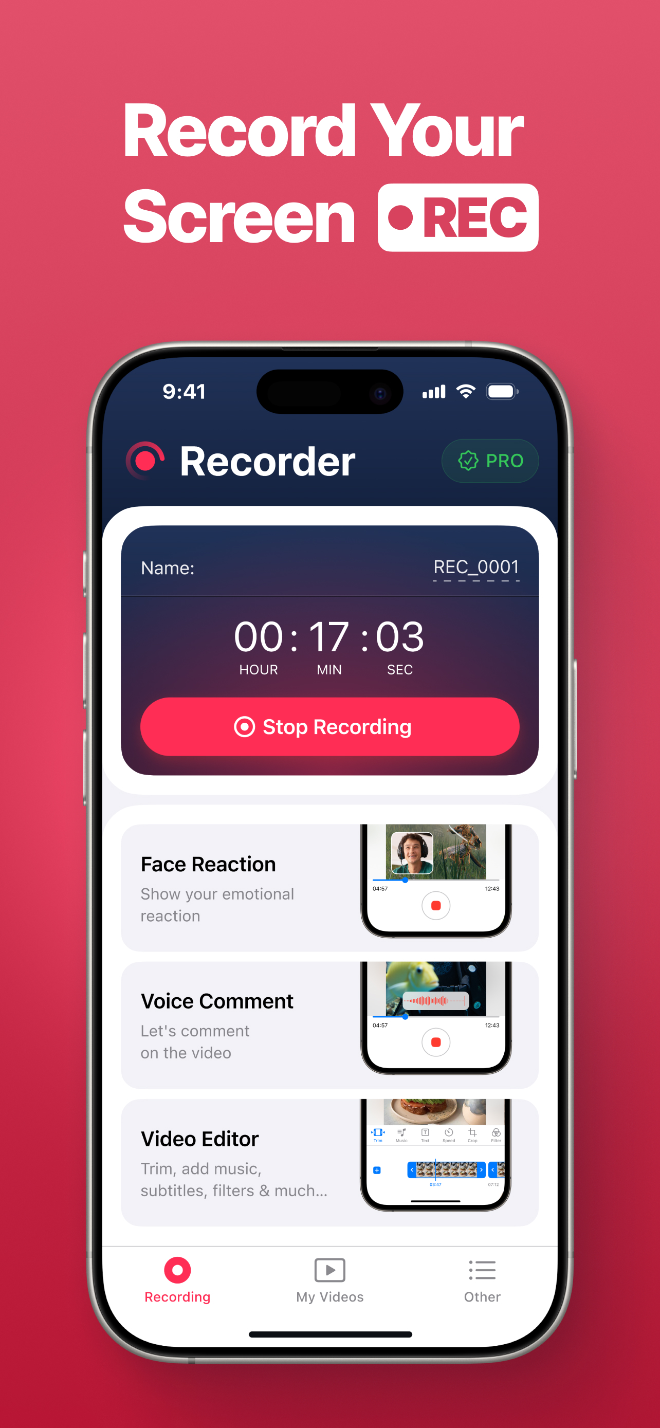 Screen recorder - video