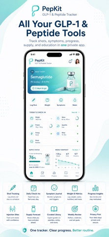 PepKit: GLP-1 Peptide Tracker Screenshot 7 of 10