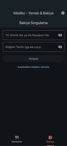 Mediko - Yemek & Bakiye screenshot