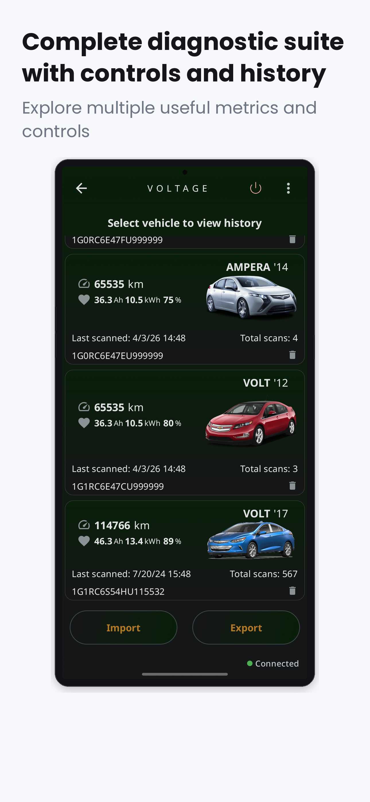 Voltage: Volt Ampera Bolt OBD screenshot 8