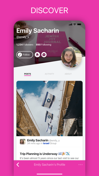 Smashing Life Jewish community iPhone screenshot 4 - Social Networking app