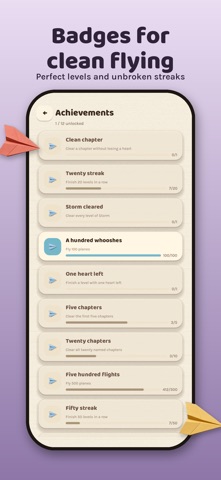 Whoosh: Paper Plane Puzzle Screenshot 7 of 9