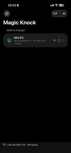 Magic Knock – Wake On LAN screenshot 1