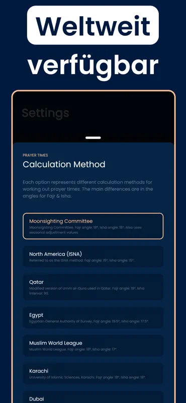 Pillars: Prayer Times & Qibla screenshot 8 of 10