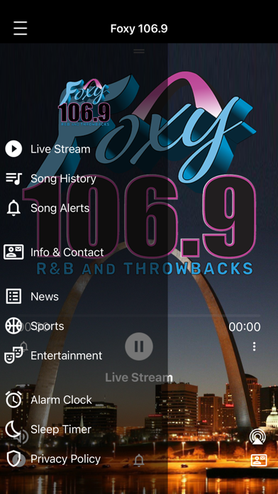 Foxy 106.9 iPhone screenshot