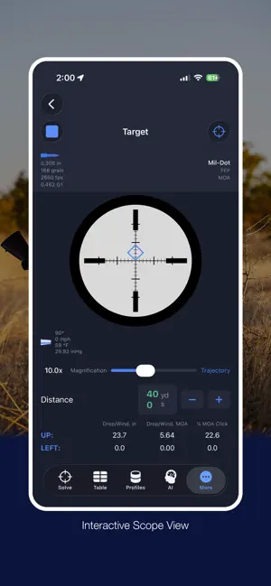 Strelok Pro-Ballistic Platform iPhone screenshot 1