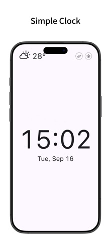 Room Screen: Clock & Weather screenshot