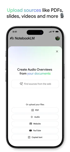 Google NotebookLM iPhone screenshot 3