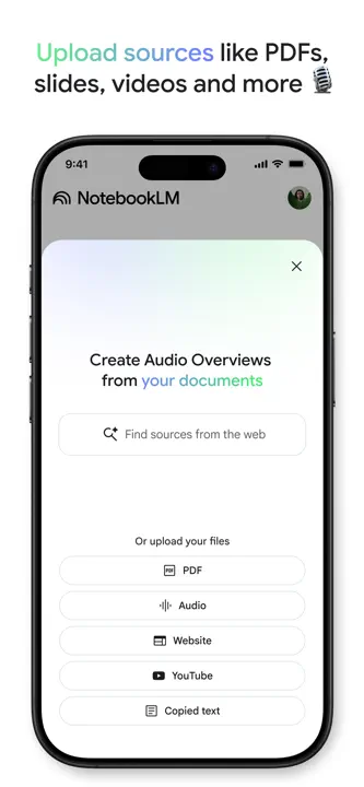 Google NotebookLM: Screenshot 3 von 6