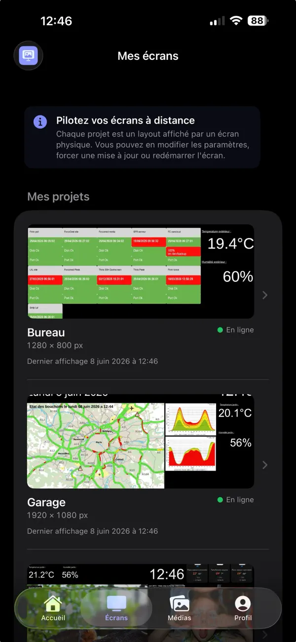 Screenshot #2 pour DashScreen - Cadre Photo