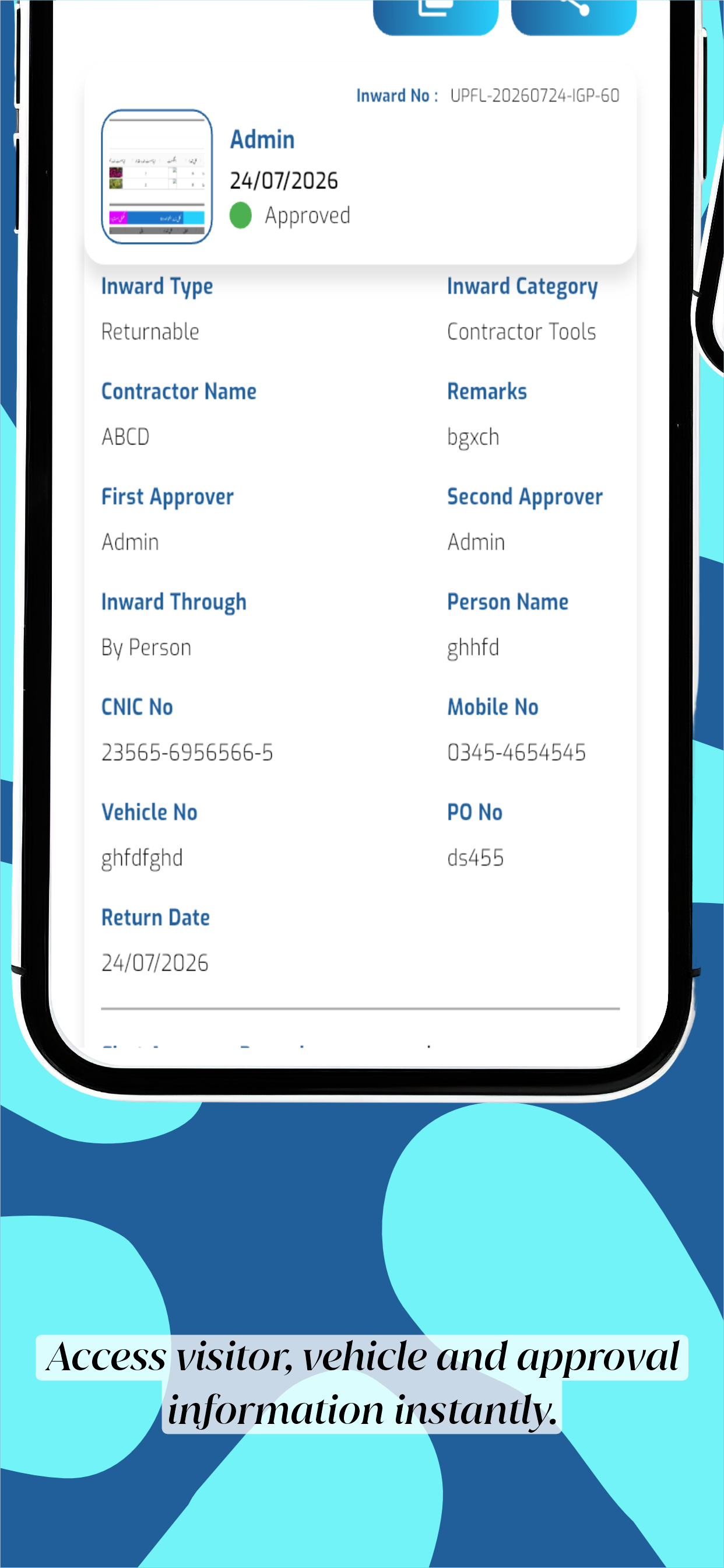 eGATEPASS screenshot 3