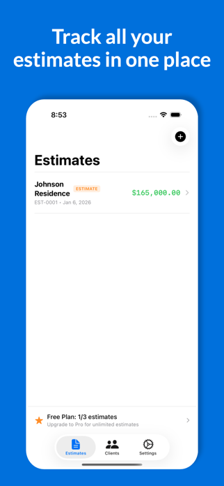 Estimate Maker+ Screenshot 3 of 5