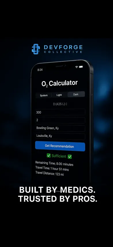 O2 Calculator Companion screenshot 1