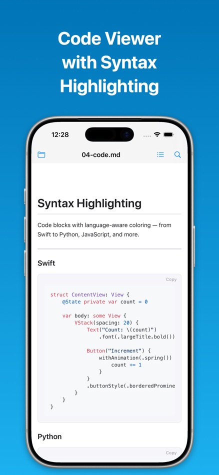 #4. MDViewer — Quick Markdown (iOS) By: Crocopliers