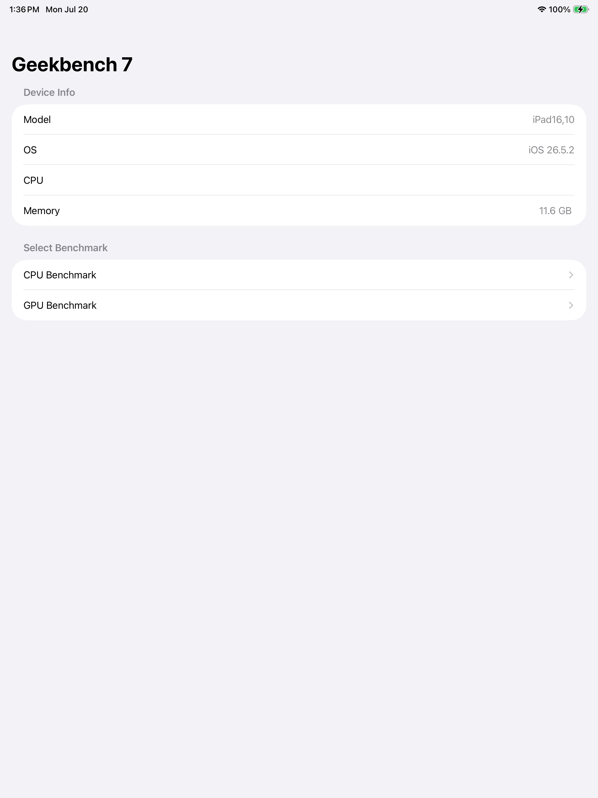 Geekbench 7 screenshot 6