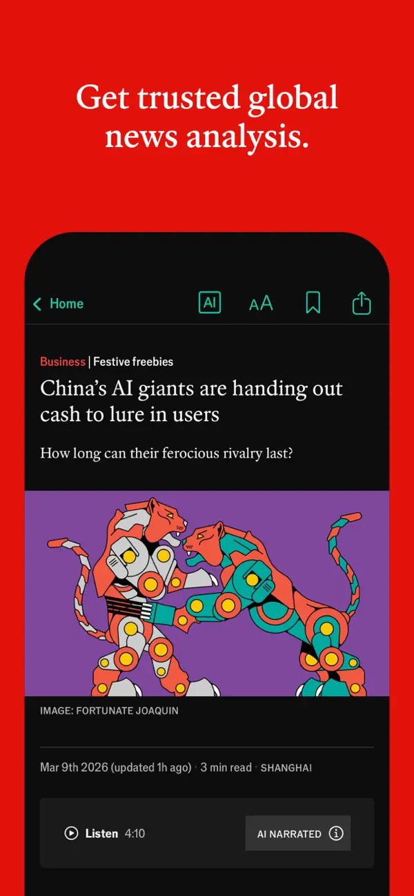 The Economist: News & Analysis screenshot 4