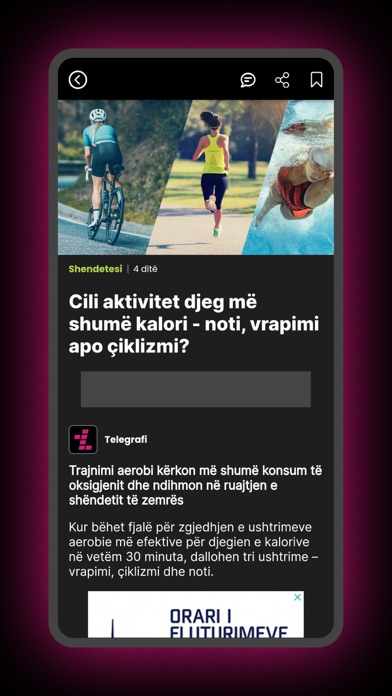 Telegrafi iPhone screenshot 6 - News app