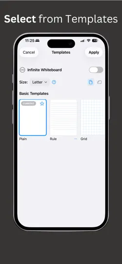 Screenshot von Notely - Notes & PDF App auf dem iPhone 2