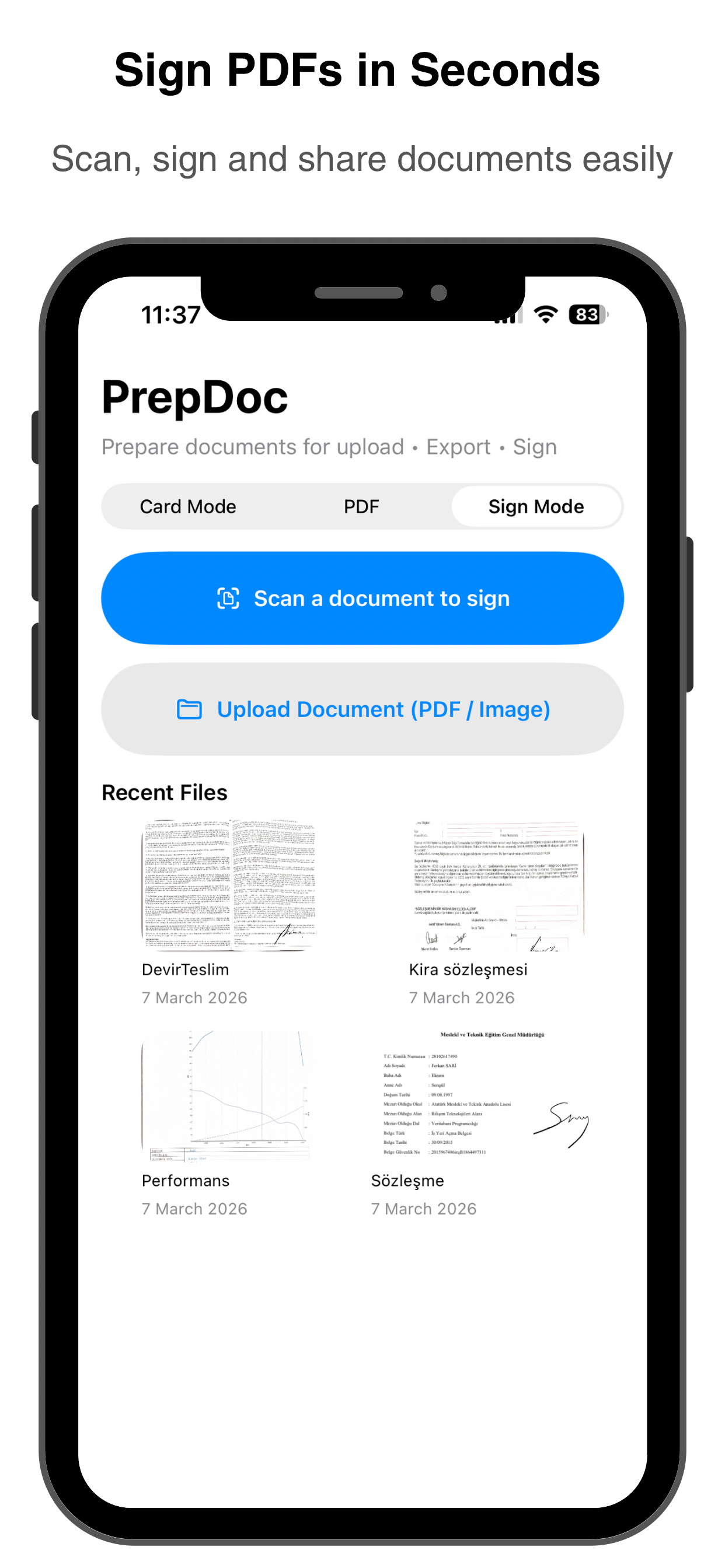 PrepDoc: Document Scanner